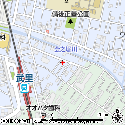 埼玉県春日部市大場1194周辺の地図