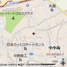 埼玉県坂戸市中小坂961-8周辺の地図