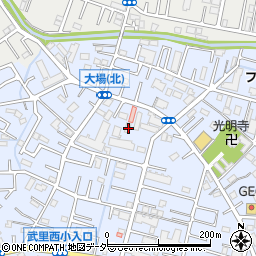 埼玉県春日部市大場1381周辺の地図