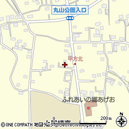 埼玉県上尾市平方2357-3周辺の地図