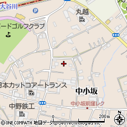 埼玉県坂戸市中小坂746周辺の地図