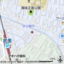 埼玉県春日部市大場1204周辺の地図