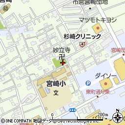 水子観音堂周辺の地図