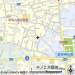 千葉県野田市清水103-6周辺の地図