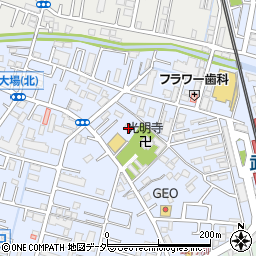 埼玉県春日部市大場295周辺の地図