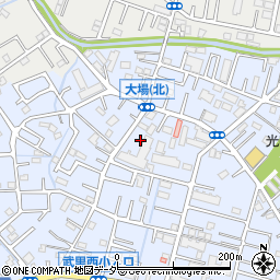 埼玉県春日部市大場1393周辺の地図