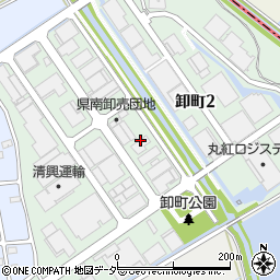 埼玉県さいたま市見沼区卸町周辺の地図