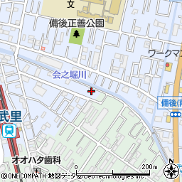 埼玉県春日部市大場1203周辺の地図