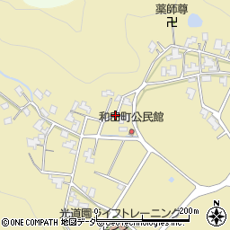 福井県鯖江市和田町周辺の地図