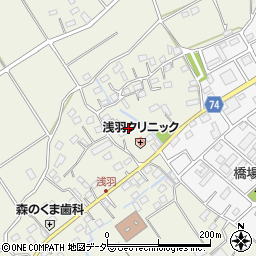 埼玉県坂戸市浅羽989周辺の地図