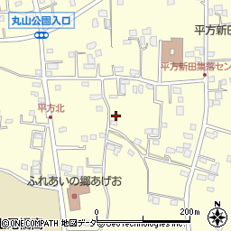 埼玉県上尾市平方1860周辺の地図