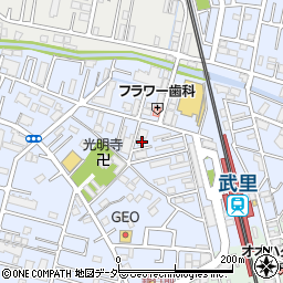 埼玉県春日部市大場1119周辺の地図