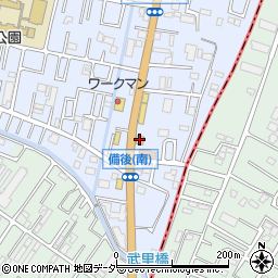 幸楽苑武里店周辺の地図