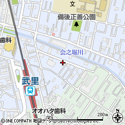 埼玉県春日部市大場1191周辺の地図