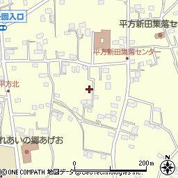 埼玉県上尾市平方1848周辺の地図