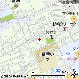 千葉県野田市宮崎62-9周辺の地図