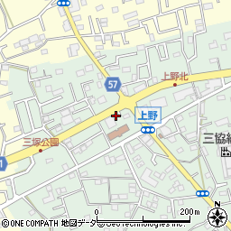 埼玉県上尾市上野56-1周辺の地図