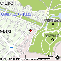 茨城県守谷市ひがし野3丁目34-5周辺の地図