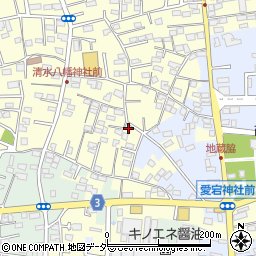 千葉県野田市清水103-1周辺の地図