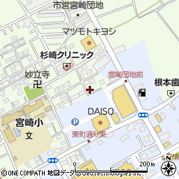 千葉県野田市宮崎56-60周辺の地図