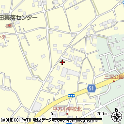 埼玉県上尾市平方1641周辺の地図
