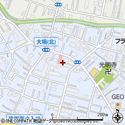 埼玉県春日部市大場1386周辺の地図