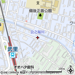 埼玉県春日部市大場1207周辺の地図