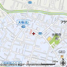 埼玉県春日部市大場721周辺の地図
