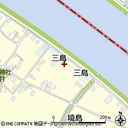 千葉県香取市境島71周辺の地図