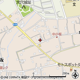 埼玉県坂戸市中小坂547-1周辺の地図