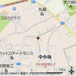埼玉県坂戸市中小坂733-115周辺の地図