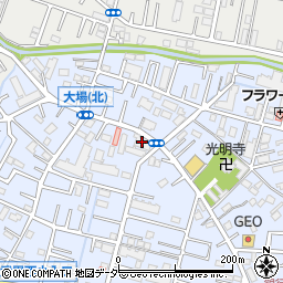 埼玉県春日部市大場1383周辺の地図