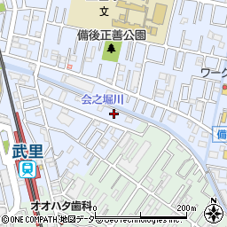 埼玉県春日部市大場1205周辺の地図