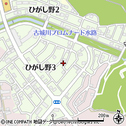 茨城県守谷市ひがし野3丁目24-7周辺の地図