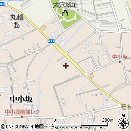 埼玉県坂戸市中小坂706-33周辺の地図