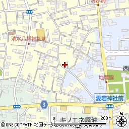 千葉県野田市清水110周辺の地図