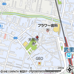 埼玉県春日部市大場1123周辺の地図