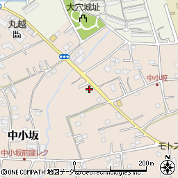 埼玉県坂戸市中小坂706周辺の地図