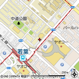 坂戸若葉駅前郵便局周辺の地図
