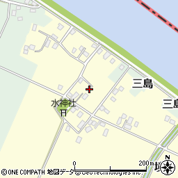 千葉県香取市境島194周辺の地図