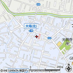 埼玉県春日部市大場1389周辺の地図