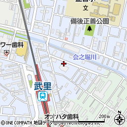 埼玉県春日部市大場1186周辺の地図