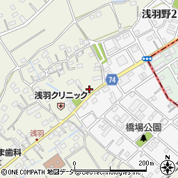 埼玉県坂戸市浅羽996周辺の地図
