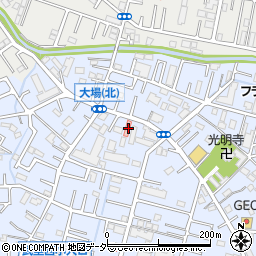 埼玉県春日部市大場1385周辺の地図