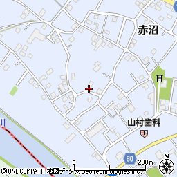 埼玉県春日部市赤沼722周辺の地図