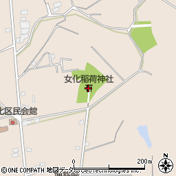 女化稲荷神社周辺の地図