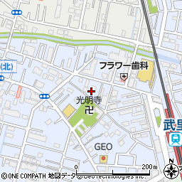 埼玉県春日部市大場1124周辺の地図