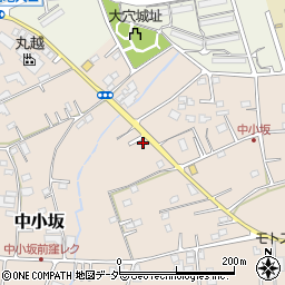 埼玉県坂戸市中小坂706-34周辺の地図