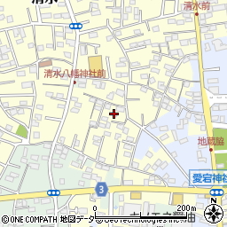 千葉県野田市清水99周辺の地図