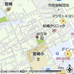 千葉県野田市宮崎62-6周辺の地図